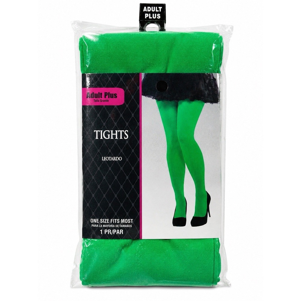 Plus green tights op Halloween Witch Elf Cosplay costume up to 200 pounds